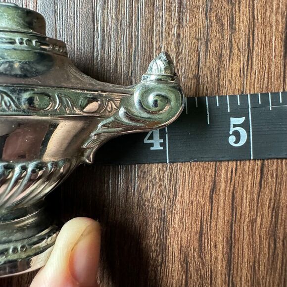 Vintage 1940s Silver Genie Lamp Style Lighter Made in Occupied Japan - Picture 9 of 9